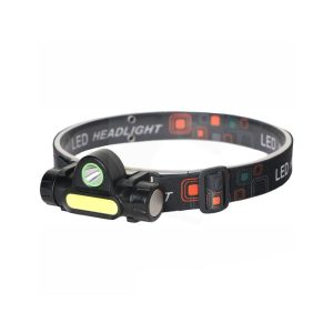 LANTERNA DE CABEÇA ENTAC EHL-3W-180R PRETO 3W 120LM COB+SMD