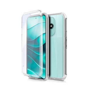 CAPA SILICONE DURA 360º XIAOMI REDMI NOTE 14 TRANSPARENTE
