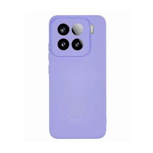 CAPA SILICONE XIAOMI 15 LILAS COM PROTETOR DE CAMERA