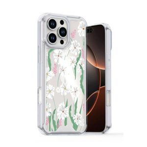 CAPA SILICONE DURA ANTI-CHOQUE SAMSUNG GALAXY A36/GALAXY A56 TRANSPARENTE FLOR D
