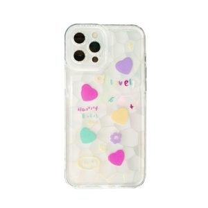 CAPA SILICONE APPLE IPHONE 13 PRO TRANSPARENTE COM PROTETOR DE CÂMERA LOVELY