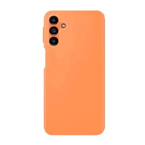 CAPA SILICONE SAMSUNG GALAXY A16 LARANJA COM PROTETOR DE CÂMERA