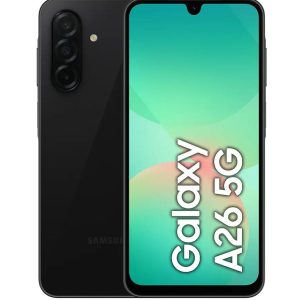 SMARTPHONE SAMSUNG GALAXY A26 5G/A266B PRETO 8GB/256GB 6.7" DUAL SIM