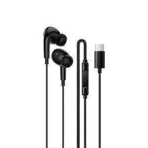 AURICULAR BOROFONE BM100 PRO PRETO 1.2M PARA TIPO-C