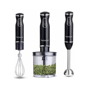 VARINHA MÁGICA TECHWOOD TMS-9666 PRETO 500ML 600W 3 EM 1 MULTIFUNCIONAL