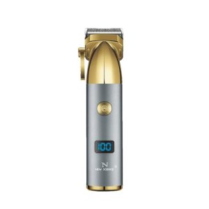 MÁQUINA DE CABELO NEW SCIENCE SK-551 CINZA PROFISSIONAL RECARREGÁVEL