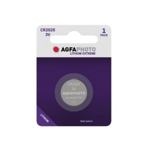 PILHAS AGFAPHOTO CR2025 3V LÍTIO (1UN)