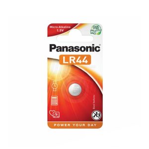 PILHAS PANASONIC LR44 1.5V ALCALINA (1UN)