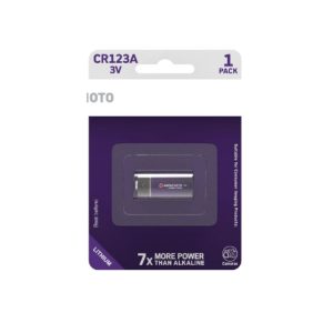 PILHAS AGFAPHOTO CR123A 3V LÍTIO (1UN)