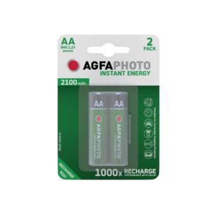 PILHAS AGFAPHOTO HR6 AA 1.2V 2100MAH RECARREGÁVEL (2UN)