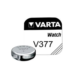 PILHAS VARTA V377/SR66 1.5V ÓXIDO DE PRATA (1UN)