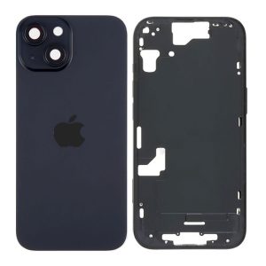 TAMPA TRASEIRA APPLE IPHONE 15 PRETO COM FRAME