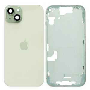 TAMPA TRASEIRA APPLE IPHONE 15 VERDE COM FRAME