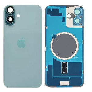 TAMPA TRASEIRA APPLE IPHONE 16 PLUS VERDE COM LENTE DE CÂMERA