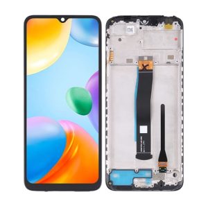 TOUCH+DISPLAY COM FRAME XIAOMI REDMI 10C/10 POWER/POCO C40 4G 6.71" PRETO ORIGIN