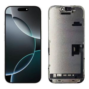 TOUCH+DISPLAY APPLE IPHONE 16 PRO 6.3" PRETO SOFT OLED