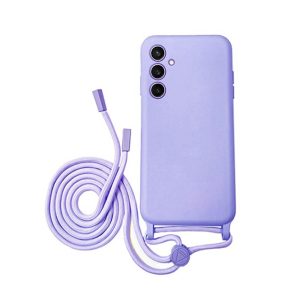 Capa Silicone Samsung Galaxy A26 Lil??s Com Protetor De C??mera E Corda