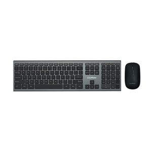 Teclado CLIPtec RZK350 SlimLine Air Preto Wireless Com Rato 1200DPI