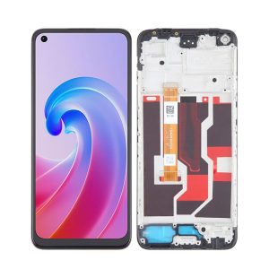 TOUCH+DISPLAY COM FRAME OPPO A96 4G/CPH2333 6.5" PRETO