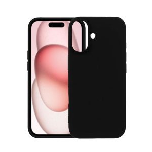 CAPA SILICONE APPLE IPHONE 17 PRETO