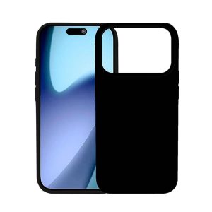 CAPA SILICONE APPLE IPHONE 17 PRO PRETO