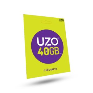 CARTÃO SIM UZO 40GB 1 MÊS GRÁTIS