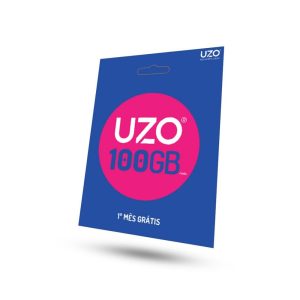CARTÃO SIM UZO 100GB + 2000MIN + 50 SMS OFERTA  POR 30 DIAS
