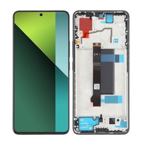 TOUCH+DISPLAY COM FRAME XIAOMI REDMI NOTE 13 PRO 5G/POCO X6 5G 6.67" PRETO TFT
