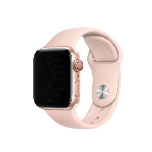 PULSEIRA SILICONE APPLE WATCH 42MM/44MM/45MM/49MM ROSA