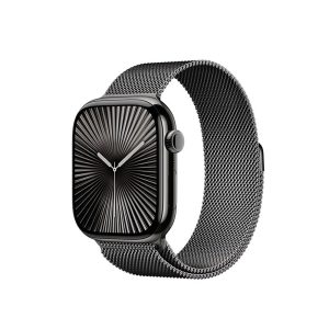 PULSEIRA WATCH 42MM/44MM/45MM/49MM PRETO ACO INOXIDAVEL