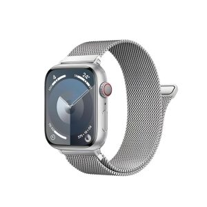 PULSEIRA WATCH 42MM/44MM/45MM/49MM PRATA ACO INOXIDAVEL