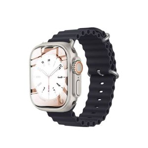 PULSEIRA SILICONE APPLE WATCH 38MM/40MM/41MM PRETO