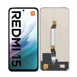 TOUCH+DISPLAY XIAOMI REDMI 15 4G/POCO M7 4G 6.9" PRETO ORIGINAL (VERSAO GLOBAL)