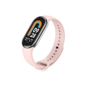 PULSEIRA SILICONE MI BAND 8 ROSA
