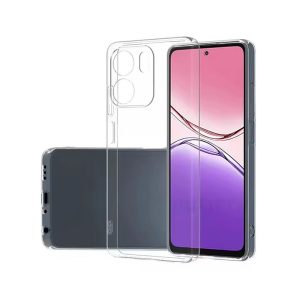 CAPA SILICONE OPPO A5X TRANSPARENTE COM PROTETOR DE CAMERA