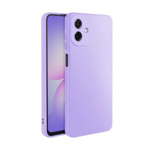CAPA SILICONE GEL SAMSUNG GALAXY A07 LILAS COM PROTETOR DE CAMERA