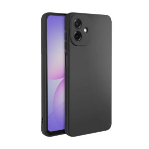 CAPA SILICONE GEL SAMSUNG GALAXY A07 PRETO COM PROTETOR DE CAMERA