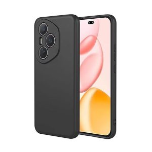 CAPA SILICONE GEL HUAWEI HONOR 400 PRO PRETO COM PROTETOR DE CAMERA