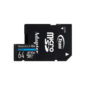 CARTAO DE MEMORIA TEAM GROUP 64GB CLASS 10 MICRO SD COM ADAPTADOR