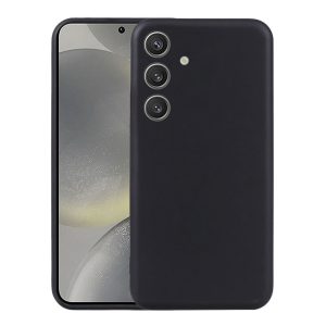 CAPA SILICONE SAMSUNG GALAXY S24 FE PRETO COM PROTETOR DE CÂMERA