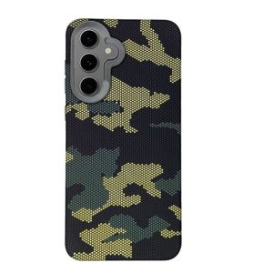 CAPA SILICONE TPU SAMSUNG GALAXY S24 FE VERDE CAMUFLAGEM