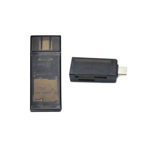 LEITOR DE CARTÃO NEW SCIENCE DK-05 PRETO SD/TF 2-IN-1 USB-A