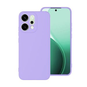 CAPA SILICONE GEL OPPO RENO14 PRO LILAS COM PROTETOR DE CAMERA