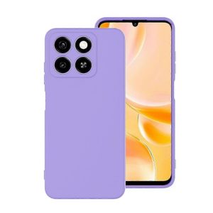 CAPA SILICONE ZTE BLADE A35/BLADE A55 LILAS COM PROTETOR DE CAMERA