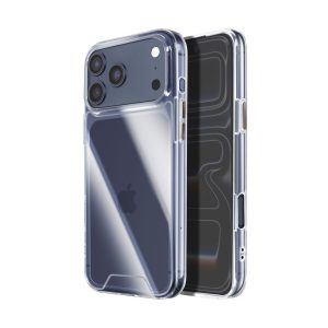 CAPA SILICONE DURA ANTI-CHOQUE APPLE IPHONE 17 PRO TRANSPARENTE