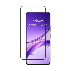PELICULA DE VIDRO 5D COMPLETA VIVO V50 LITE 6.77" PRETO